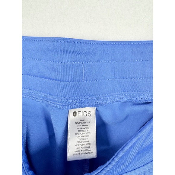 FIGS Women's Scrub Set Ceil Blue? Zamora Jogger W18SW2005T XL top/XXLT bottom - Picture 6 of 13